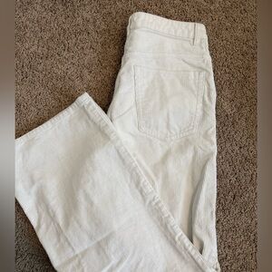 White Corduroy Jeans